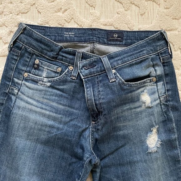 AG High Rise Distressed Jeans - Picture 3 of 7